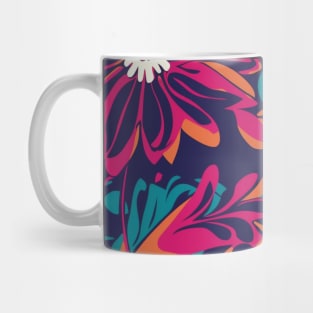 Colorful Flower Pattern V5 Mug